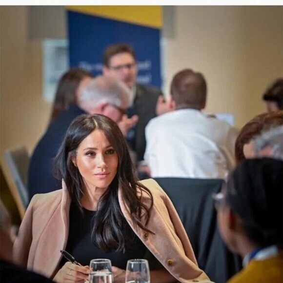 *Flawed Aritzia Wilfred The Cocoon Long Coat Wool Cashmere Camel Size XXS H14288 - Picture 15 of 15